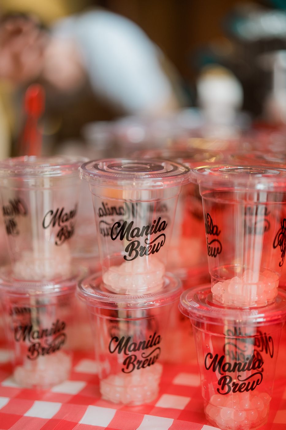 Manila Brew cups ready to serve